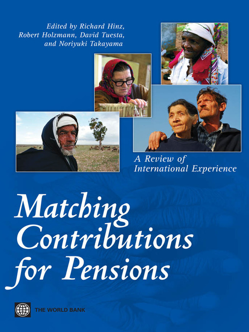 Title details for Matching Contributions for Pensions by Richard Hinz - Available